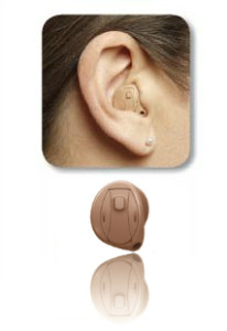 half shell in the ear hearing aid