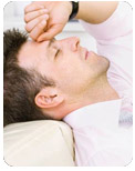 Man suffering from Tinnitus